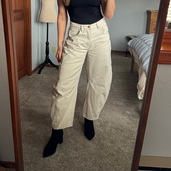 We The Free Denim - We The Free Good Luck Mid-Rise Barrel Jeans